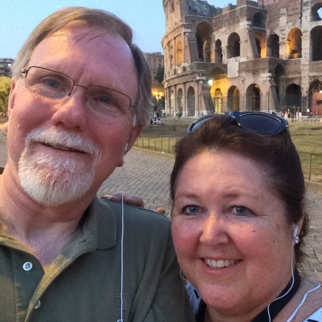 linda and mike halley in rome