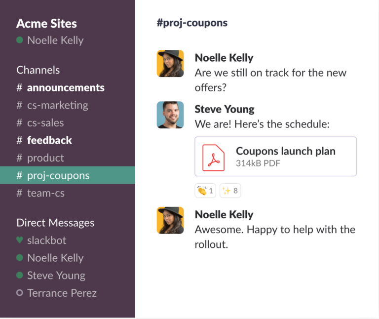 slack project management slack project management