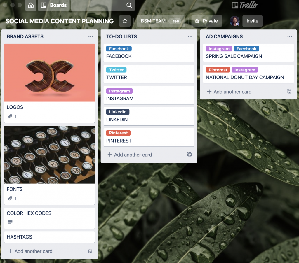 Trello Template Download for SMM  Social media manager, Trello templates,  Social media business