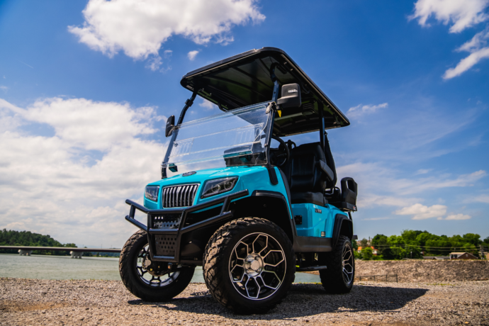 A golf cart in Dandridge, TN
