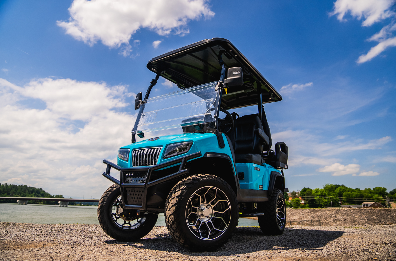 A golf cart in Dandridge, TN